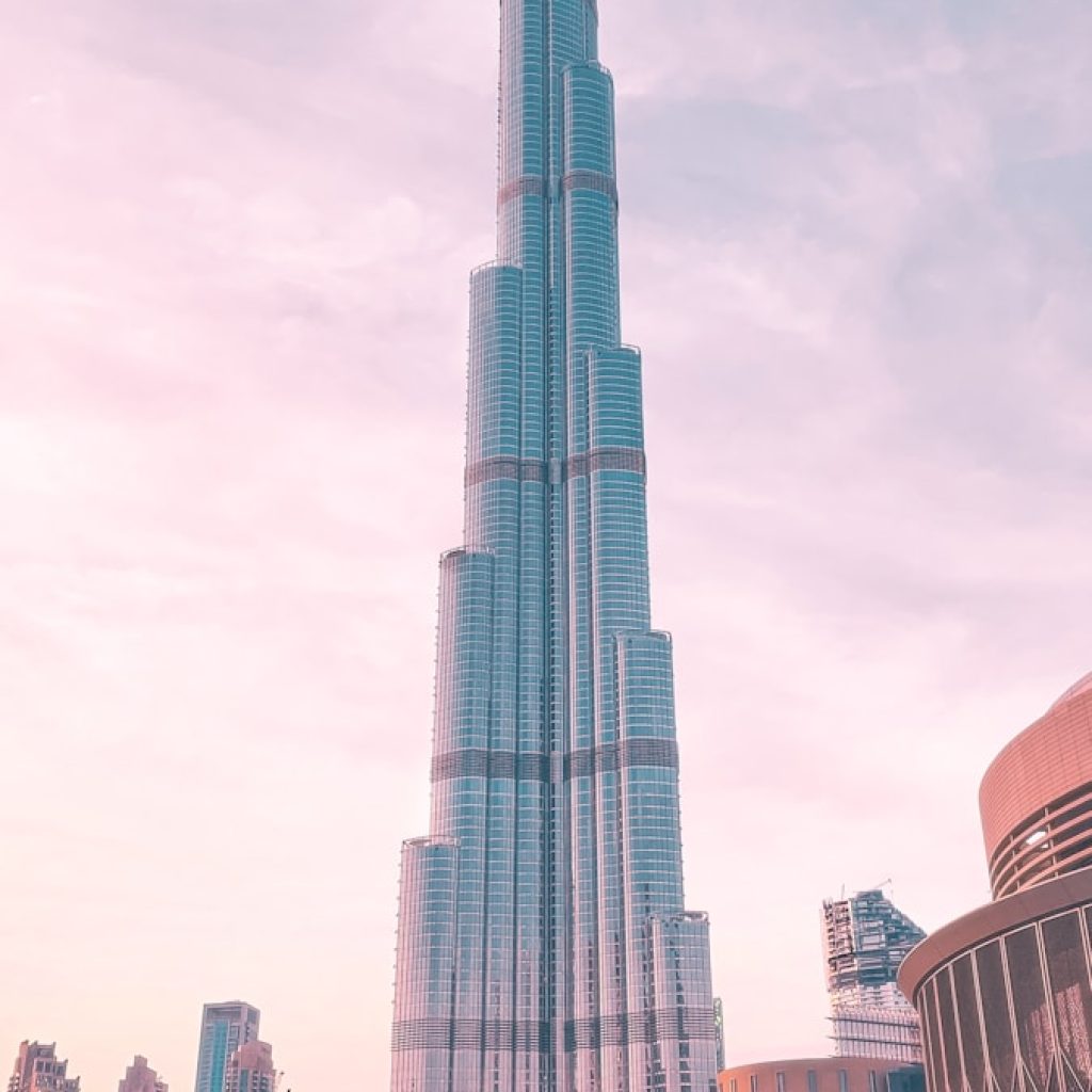 architectural photography of city building